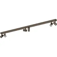 Wever & Ducre WEVER DUCRÉ LED-takspotlight Ceno 6.0, brons, 2 700 K dimbar, Brun / mässing, Vardagsrum / matsal, Aluminium / grå / zink, Modern, Downlights
