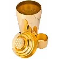 Urban Bar Tredelad Cocktailshaker Yukiwa Baron - Gyllene - 510ml