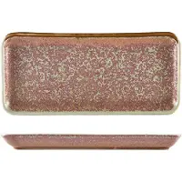 Genware Terra Porcelain Rose Smalt Rektangulärt Fat 27 x 12,5 Cm