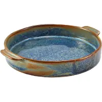 Genware Terra Aqua Blå Rund Øret Fad 20,3 Cm