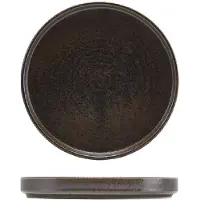 Genware Cinder Svart Presentationstallrik Låg 21cm - Terra