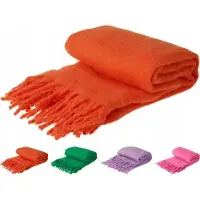 SuperMerchantEU Dekorativ tofspläd Mjuk Olika färger 1 styck 160x130 cm