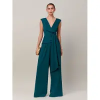SAVEL Jumpsuit 'Audrey' cyanblå