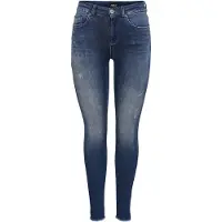 ONLY Blush Life Mid Skinny Ankle Raw Rea811 Jeans