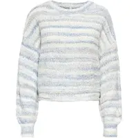 ONLY Tröja 'ONLGOLA' opal / ljusgrön / vit