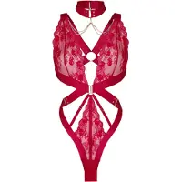 Hunkemoller Body 'Colette' mörkrosa
