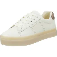 Gant Låg sneaker 'Avona' brokad / mörkbrun / guld / off-white