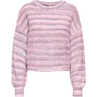 ONLY Tröja 'ONLGOLA' grå / rosa / magenta