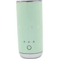 Smeg 50''s Style MFF02PGEU Pastellgrön, Automatisk mjölkskummare/värmare, Grön, Keramiska, 120 ml, 180 ml, Pastel green