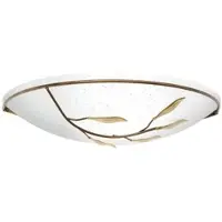 Orion Vägglampa Luca, dimbar, Brun / mässing, Vardagsrum / matsal, Glas, Lantlig / rustik, Vägglampa, vägglampa inomhus