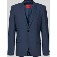 HUGO för män. 50495628 Colbert kavaj blå (56), Casual, Klassisk, Polyester