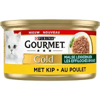 Gourmet Gold Saftiga Delikatesser med kyckling våtfoder katt (85 g)