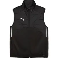 Puma Väst teamWINTER - Svart/White, storlek Small