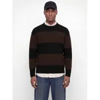 Jack & Jones Tröja 'JJSoho Ollie' brun / svart