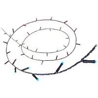 WiZ Connected Fairy - Stränglampor - LED - 13 W - 16 miljoner färger - 2700-5000 K - svart