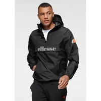 Ellesse Övergångsjacka 'Acera' ljusgrå / röd / svart