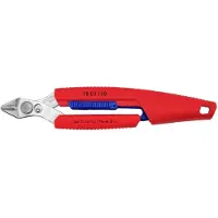 Knipex 78 03 150 Elektronik och finmekanik Tångnyckel Videoinspelning per knapptryck, Fininställning, med plastbeläggning 150 mm