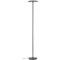 LUCANDE LED uplight golvlampa Raymond , dimbar, Svart, Vardagsrum / matsal, Metall, Modern, LED-golvlampa