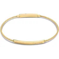 Calvin Klein Structured armband guldpläterat 35000985