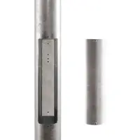SOLAR PLUS Mast, Ø133 mm, för Twenty1st/TROLLE-pollarmontering, galvaniserad, klass II