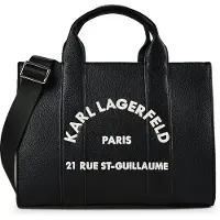 Karl Lagerfeld Handväska svart / vit
