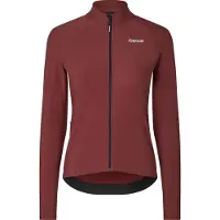Gripgrab Women's PACR Thermal Long Sleeve Jersey Dark Red