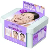 DEWYTREE Pick & Quick Kollagen Uppstramande Porminskande Dubbel Toner-pads 100 ark 380g K-Beauty Elasticitetsvård Förskurna Pads purple