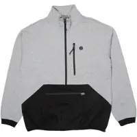 Salty Crew Quay Tech Half-Zip Fleecetröja grey heather, L