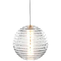 Tom Dixon Glas pendellampa Press Sphere, dimbar, Genomskinlig / transpare, Vardagsrum / matsal, Glas, Design, Pendellampa