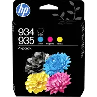 HP Bläck 934/935 Original 4-pack Svart, Cyan, Gul, Magenta 6ZC72AE