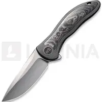 We Knife Synergy2v2 fällkniv, shredded carbon fiber