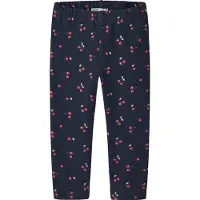 Name it Leggings 'NMFOMER' mörkblå / khaki / körsbärsröd