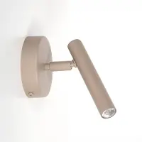 Sigma Vägglampa Sopel , dimbar, Creme / bärnsten, Vardagsrum / matsal, Metall, Modern, Vägglampa, vägglampa inomhus