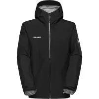 Mammut - Vandringskläder - Crater Light HS Hooded Jacket Men Black för Unisex - Storlek XL - Svart