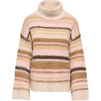 ONLY Tröja 'ONLPERIL' camel / ljusbeige / mörkbrun / rosé