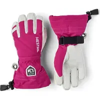 Hestra Juniors' Army Leather Heli Ski Fuchsia