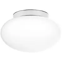 Wever & Ducre Taklampa Perlez 1.0, dimbar, Vitt / opal, Badrum, Glas, Taklampa