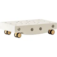 Modu Skateboard - 5 Delar - 50x30x12 cm - Sand Grey/Honey Yellow - - One Size - Tumlingdjur