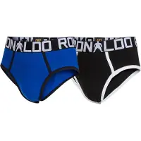 Cr7 Boxershorts - 2-pack - Boys Kortfattat - Blå/Svart - - 7-9 år (122-134) - Boxershorts