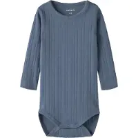 Name it Body l/ä - NbmFilus - Vintage Indigo - - 1 år (80) - Body L/Ä