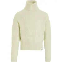 Calvin Klein Tröja - Beskuren - Stickad - Kanarieöarna Green - - 16 år (176) - Tröja