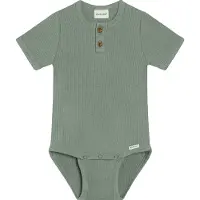 Minymo Body k/ä - Rib - Modal/Bomull - Lily Pad - - 62 - Body K/Ä