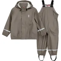 Lego Wear Regnkläder m. Hängslen - PU - LWJivan 200 - Brun - - 1½ år (86) - Regnkläder