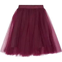 The New Kjol - Mesh - Jämnt antal spelare - Burgundy - - 9-10 år (134-140) - Kjol