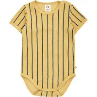 Müsli Body k/ä - Frotté - Hampa/Marinblå - - 1½ år (86) - Body K/Ä