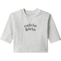 Calvin Klein Jeans Tröja - Platina Heather - - 1 år (80) - Tröja