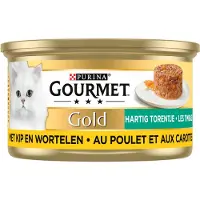 Gourmet Gold Savoury Tower med kyckling och morot våtfoder katt (85 g)