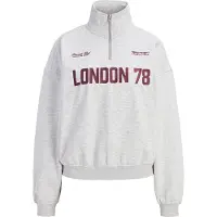 JJXX Sweatshirt 'JXJANKA' gråmelerad / vinröd