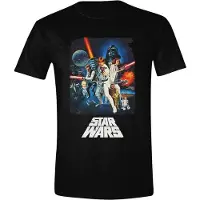PCMerch Star Wars A New Hope Retro Poster T-shirt Med Korta ärmar
