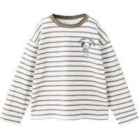 Mango KIDS T-shirt ljusblå / brun / svart / vit
